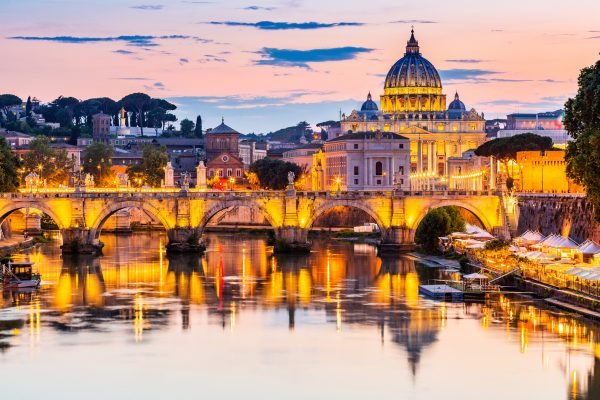 Vatican City coucher de soleil